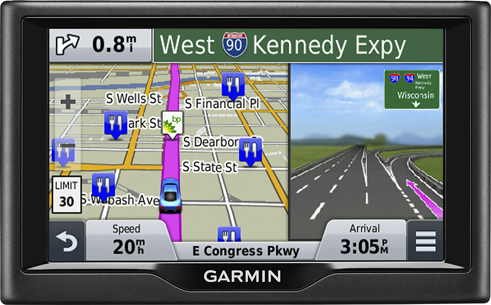 Garmin nüvi 57LM 5" GPS with Lifetime Map Black 010-01400-01 - Best Buy