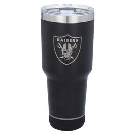 The Memory Company - Las Vegas Raiders 30oz. Stainless Steel LED Bluetooth Tumbler - Multicolor