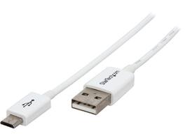 StarTech.com - 2m White Micro USB Cable - A to Micro B