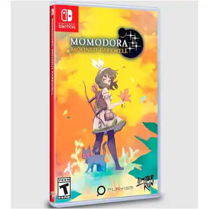 NINTENDO SWITCH. MOMODORA: MOMODORA MOONLIT FAREWELL. TEEN T ESRB. LIMITED RUN. PLAYISM - T (Teen 13+)
