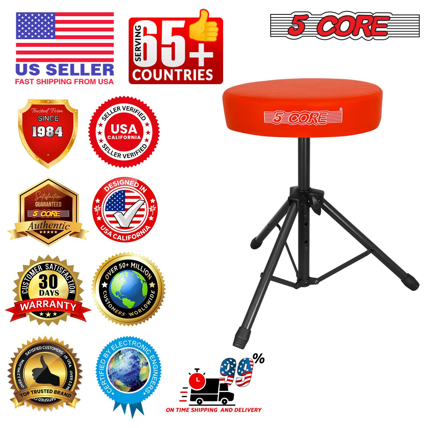 SERVING 65+ US SELLER COUNTRIES  
FAST SHIPPING FROM USA  
5 CORE  
TRUSTED SINCE 1984  
USA CALIFORNIA SELLER VERIFIED  
DESIGNED IN USA CALIFORNIA  
SATISFACTION GUARANTEED  
5 CORE Authentic  
30 DAYS WARRANTY  
OVER 50+ MILLION CUSTOMERS WORLDWIDE  
SATISFIED CUSTOMERS  
CERTIFIED BY ELECTRONIC ENGINEERS  
ON TIME SHIPPING AND DELIVERY  
TOP TRUSTED BRAND