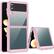 Alt View 13. SaharaCase - Hybrid-Flex Hard Shell Case for Samsung Galaxy Z Flip4 - Clear/Pink.