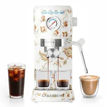 NOFF
1 CUP
2 CUP
STEAM
ESPRESSO ESSO RANGE PRESSURE
CASABREWS