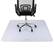 Alt View 14. Mind Reader - Office Chair Mat for Carpet, Under Desk Protector, Carpet Grips, Rolling, PVC, 60"L x 46.25"W x 0.125"H - Clear.