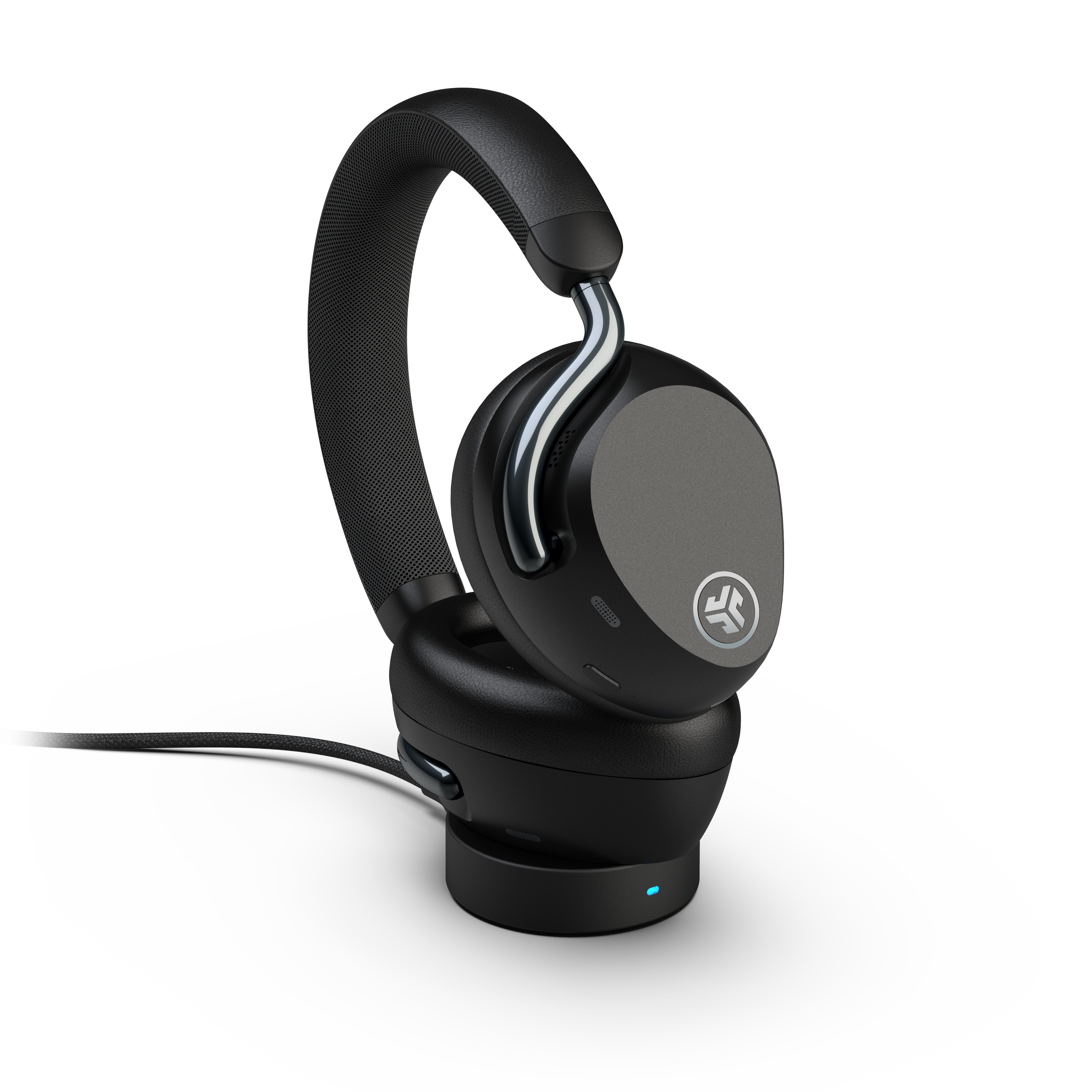 Alt View 2. JLab - Epic Lux Lab Edition ANC Wireless Over-Ear Headphones - Black.
