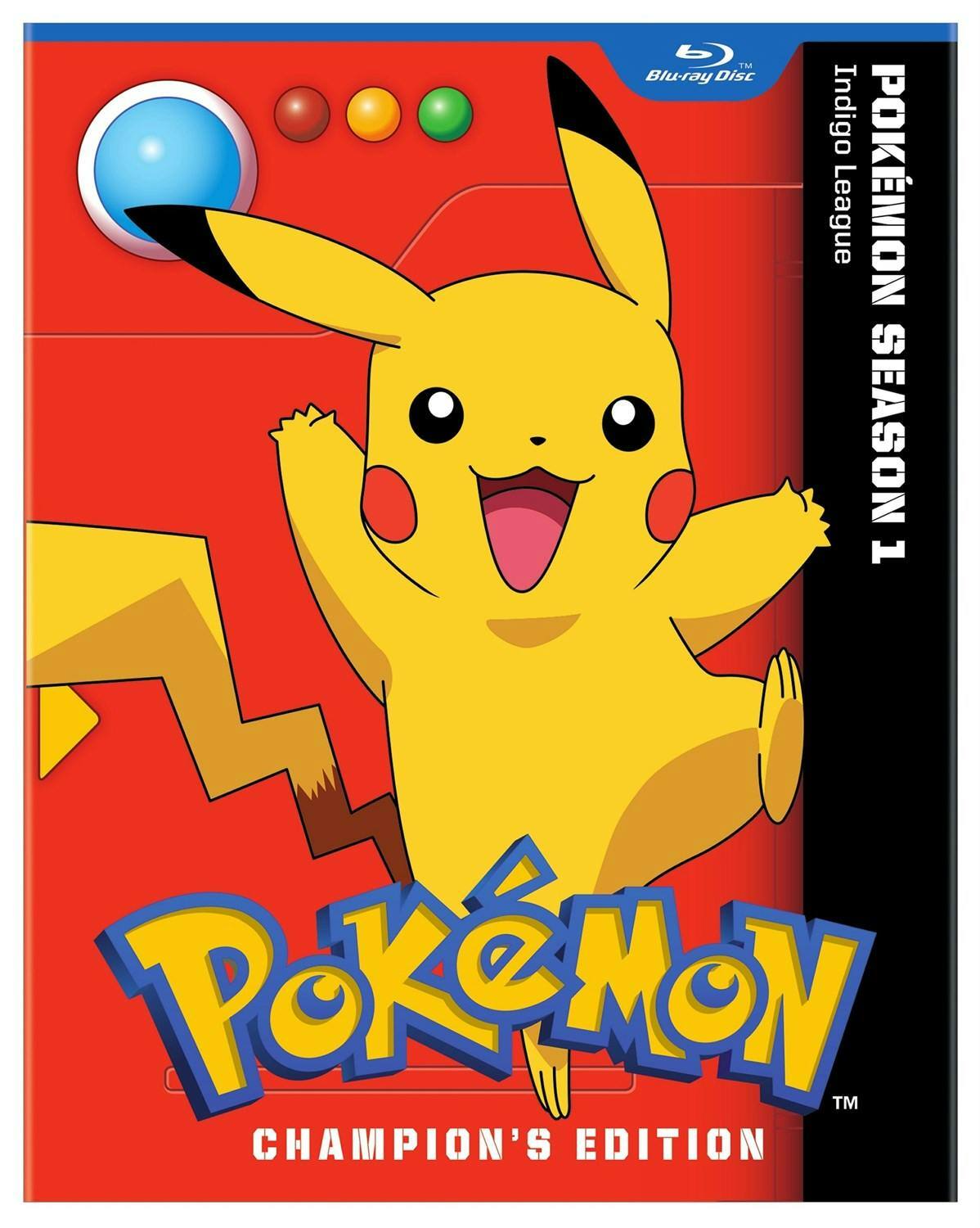 Front. Pokemon: Indigo League - Season 1 Champion's Edition (Blu-ray Special Edition) [Blu-ray].