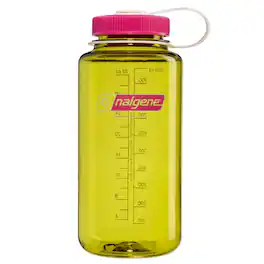 Nalgene - Sustain 32 oz. Wide Mouth Water Bottle - Endive/Fuschia Purple - Endive/Purple
