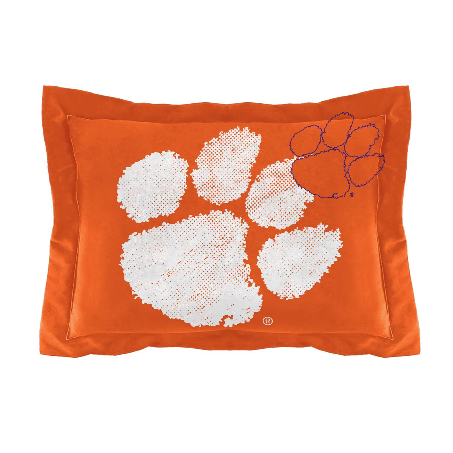 Left. Sweet Home Collection - NCAA Clemson Tigers Comforter & Sham Set- Twin/Twin XL - Multicolored.