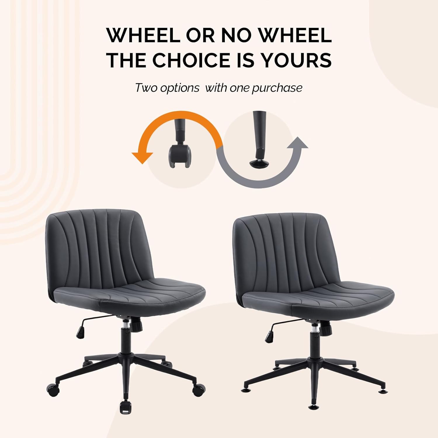 WHEEL OR NO WHEEL THE CHOICE IS YOURS  
Two options with one purchase!