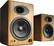Angle Standard. Audioengine - 5+ Premium Powered Speaker System (2-Piece) - Solid Carbonized Bamboo.