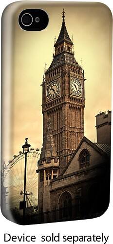 Angle Standard. Venom Communications - Landmarks Big Ben Shell Case for Apple® iPhone® 4 and 4S - Sepia.