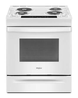 Whirlpool - 30 in. Wide 4 elements 4.8 cu. ft. Electric Range - White