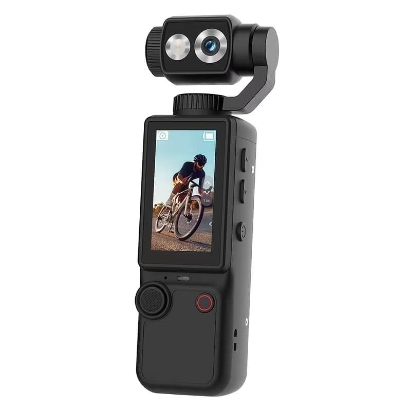 Umeiluce - 4K Handheld Camera Action Camera 1080 Full HD Gift Vlogging Camera with fill Light - Black