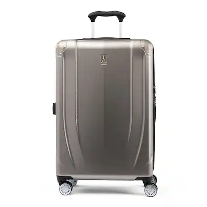 Front. Travelpro - Travelpro Pathways 3 Hardside Expandable Luggage, 8 Spinner Wheels, Lightweight Hard Shell Suitcase - Champagne.