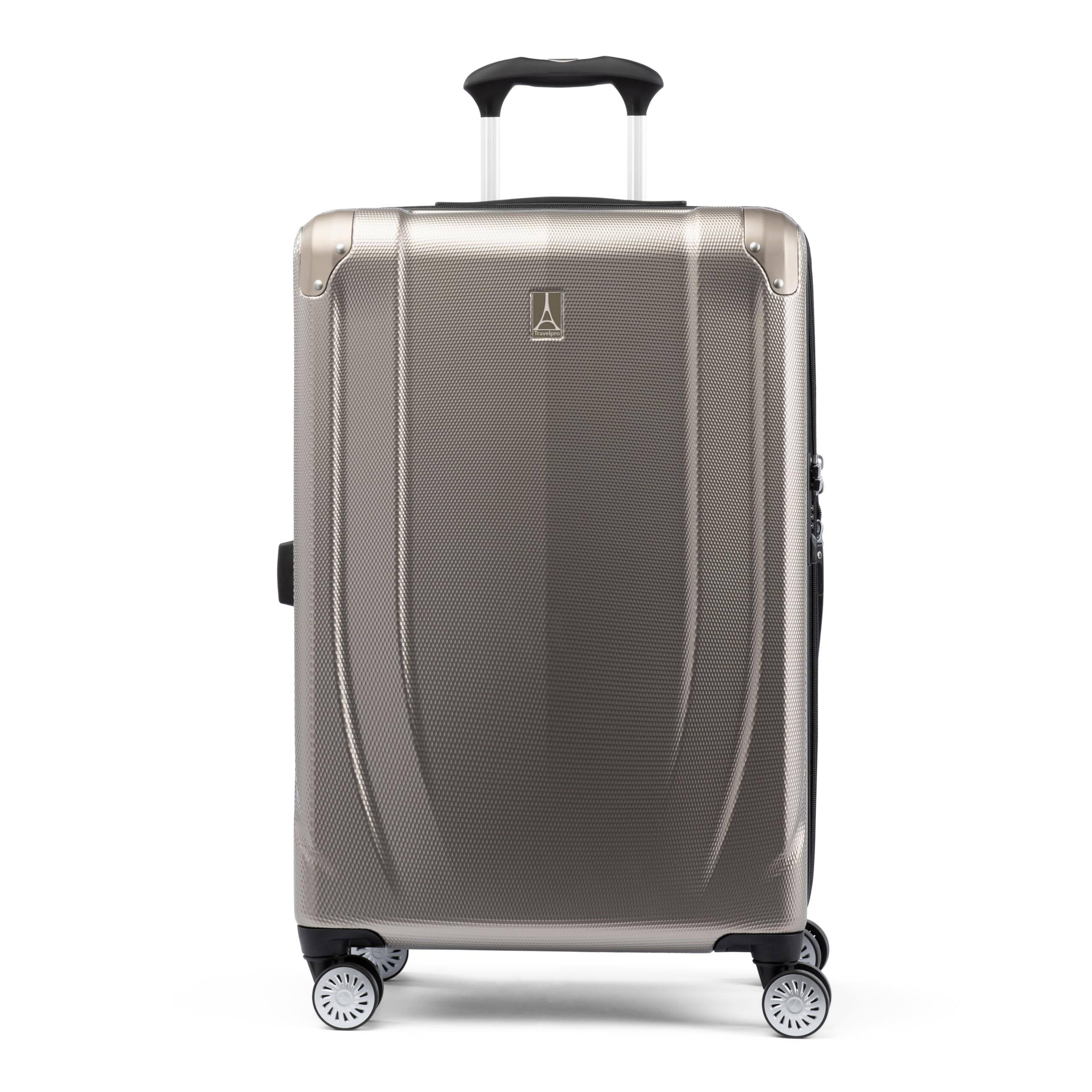 Front. Travelpro - Travelpro Pathways 3 Hardside Expandable Luggage, 8 Spinner Wheels, Lightweight Hard Shell Suitcase - Champagne.