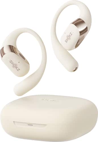 Shokz OpenFit 2 Open Ear True Wireless Earbuds Beige - Open Box Shokz OpenFit 2 Open Ear True Wireless Earbuds Beige - Open Box