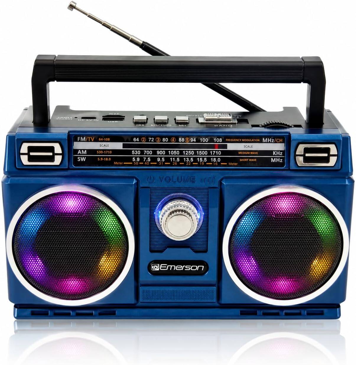 COO BAND FM/TV 66-108 SCALE AM 530-1710 SW 5.9-18.0 Meter 64 2 72 80 88 R 94 100 108 FREQUENCY MODULATION MHz/CH SCALE 530 700 900 1050 1250 1500 1710 MEDIUM - KHz 5.9 7.5 9.5 11.5 13.5 15.5 18.0 SHORT AVE MHz 50 40 31 26 22 19 16 Meter VOLUME Emerson