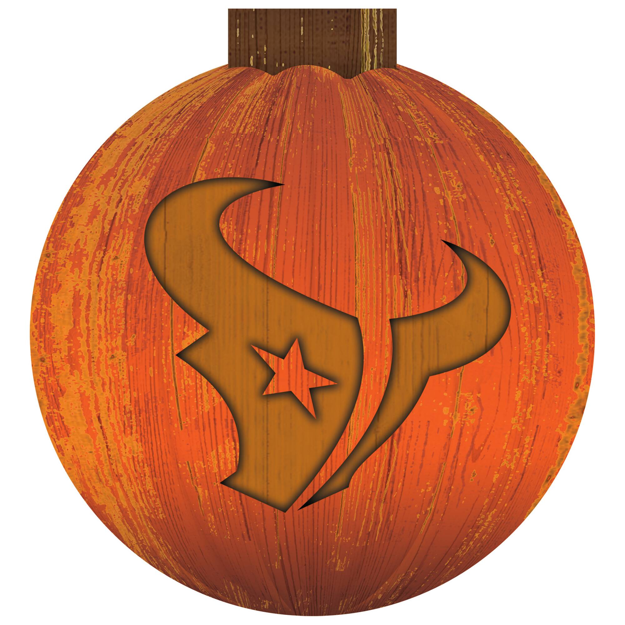 Front. Fan Creations - 12'' Pumpkin Sign - Orange.