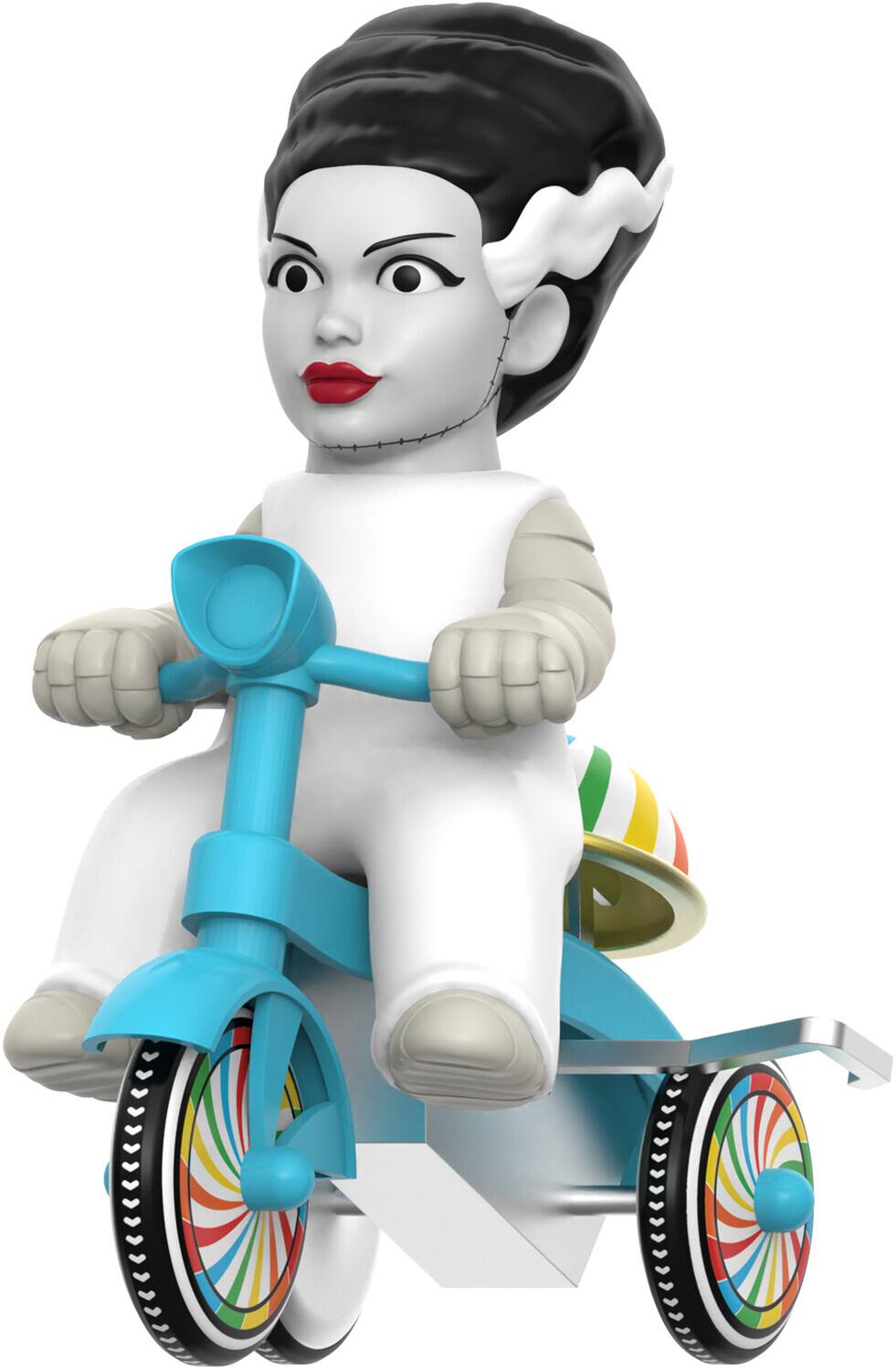 Alt View 2. Super7 - Super7 - Universal Monsters - Super Cycles - Bride Of Frankenstein (White with Blue Trike)   - Collectibles - Multicolor.