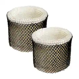 HQRP - 2-Pack Humidifier Wick Filter Replacements for Walgreens 890-WGN, Honeywell HEV-320, Duracraft DCM-200