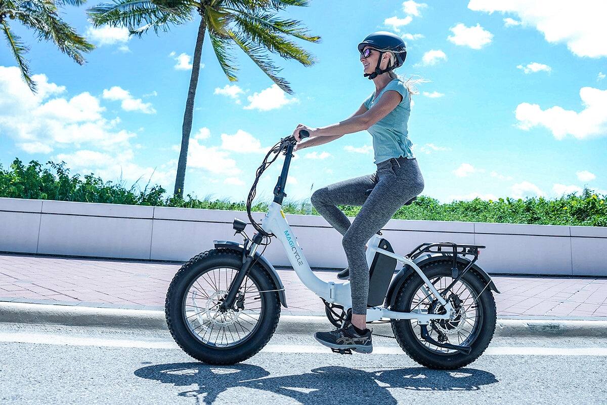 Alt View 4. Magicycle - Jaguarundi 2.0 Torque Sensor Ebike 750W/Peak 1100W Motor w/ 60 mi Max Operating Range & 28 mph Max Speed - White.