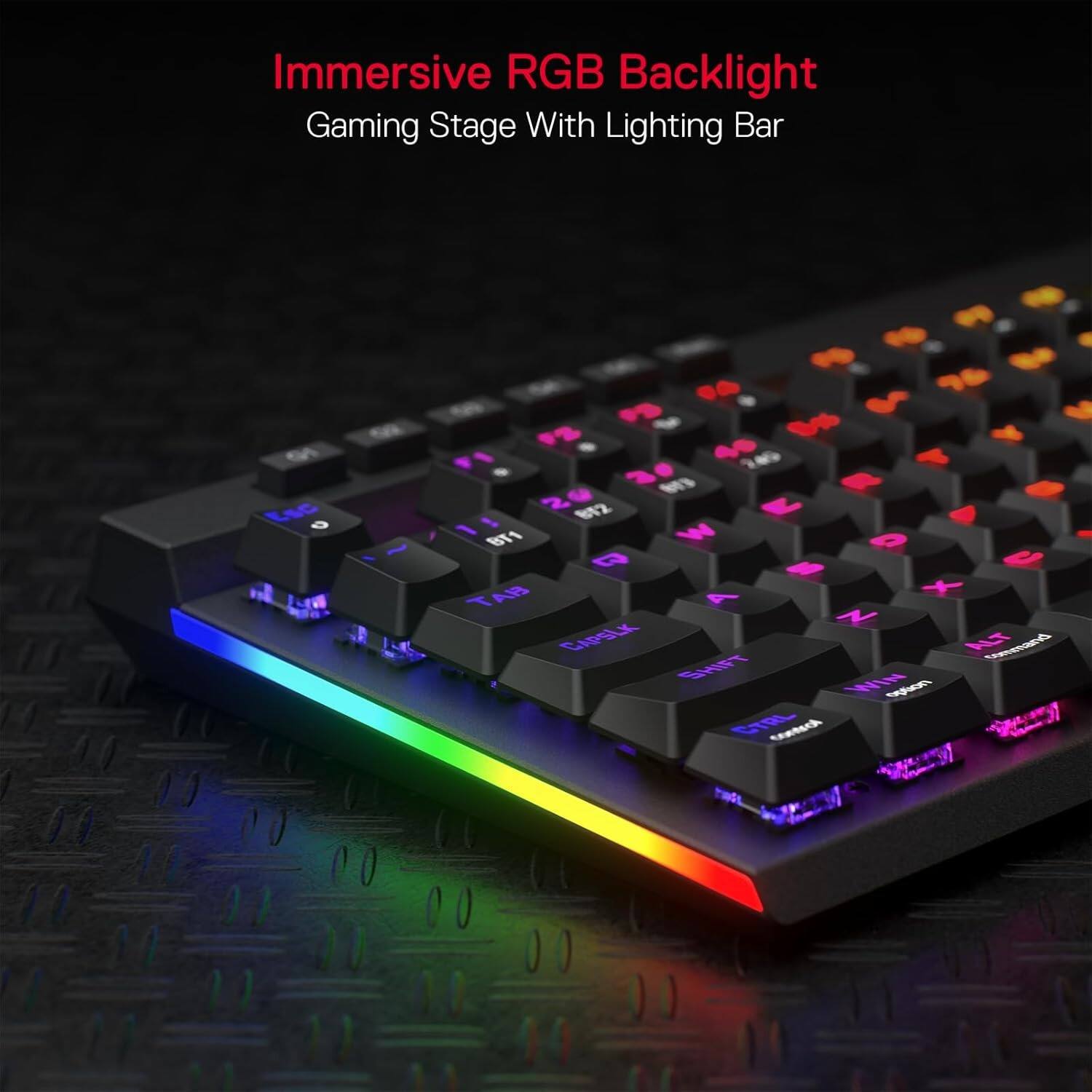 Immersive RGB Backlight  
Gaming Stage With Lighting Bar
