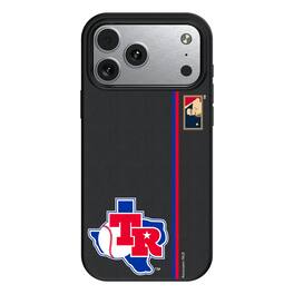 Keyscaper - MLB - Texas Rangers 1981 Logo iPhone Magnetic Bump Case - 15 - Black