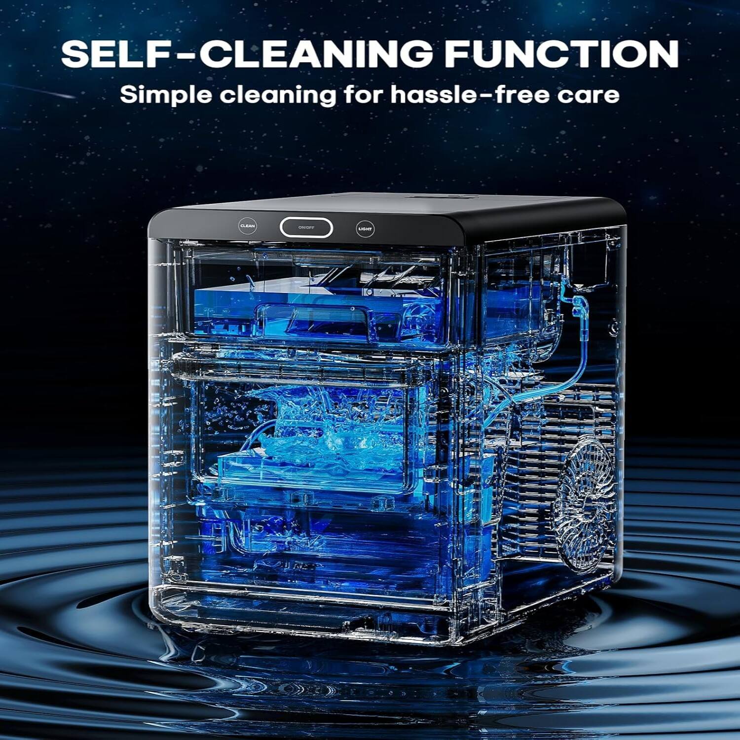 SELF-CLEANING FUNCTION  
Simple cleaning for hassle-free care