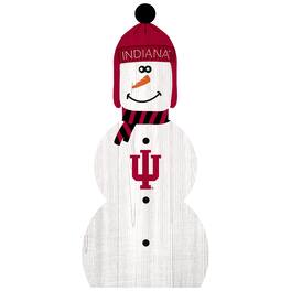 Fan Creations - Indiana Hoosiers 31'' Snowman Leaner - White