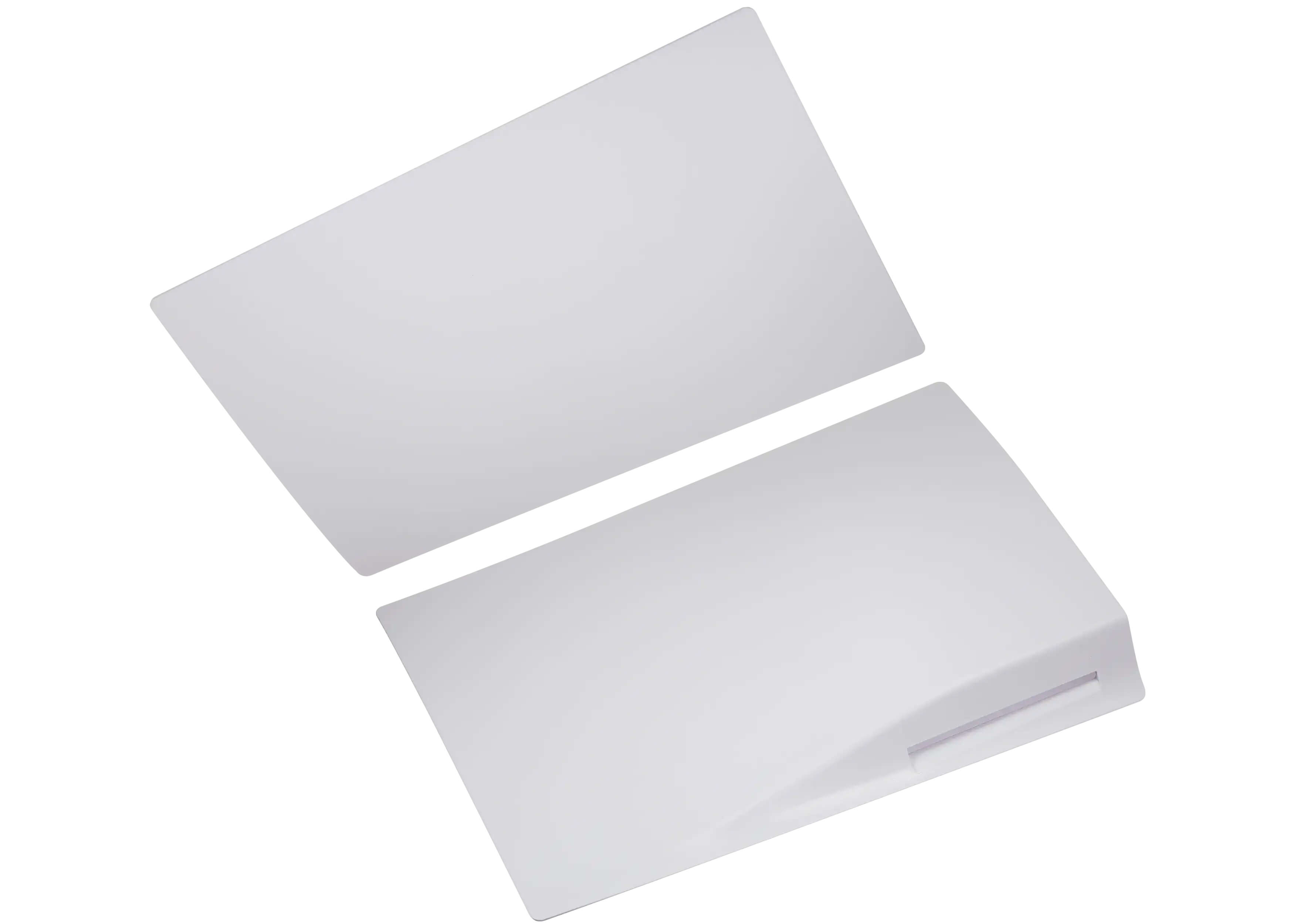 Alt View 1. MobileSentrix - Faceplate Covers (Top & Bottom) Replacement Compatible For Sony PlayStation 5 Disc Edition - White - White.