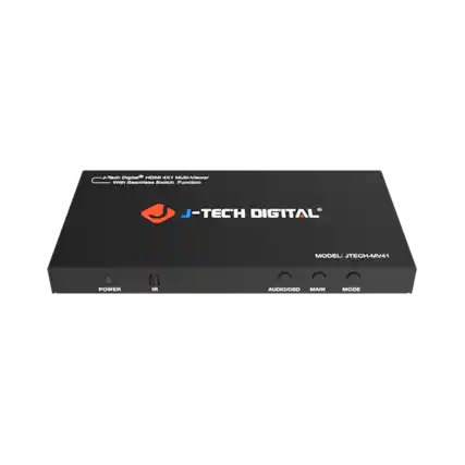 J-TECH DIGITAL HOM 4X1 Multi-Viewer With Seamless Switch Function MODEL: JTECH-MV41 POWER IR AUDIO/OSD MAIN MODE