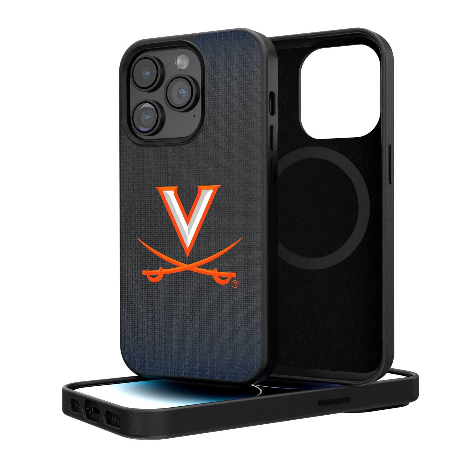 Keyscaper - NCAA - Virginia Cavaliers Linen Logo iPhone Magnetic Bump Case - 15 Plus - Black price history on PriceWatchPro