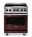 Front. Viking - 5 Series 4.7 Cu. Ft. Freestanding Electric Induction Range - Kalamata Red.