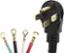 Alt View 12. Smart Choice - 6' 50 Amp 4-Prong Range Cord - black.