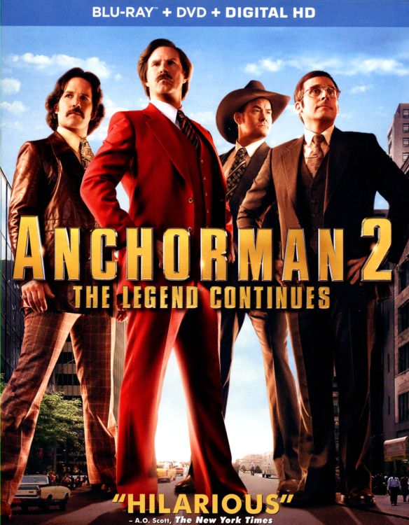  Anchorman 2: The Legend Continues [2 Discs] [Includes Digital Copy] [Blu-ray/DVD] [2013]