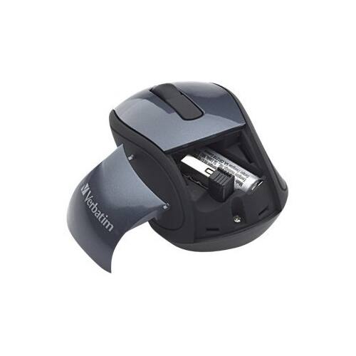 Alt View 17. Verbatim - Mini Travel Wireless Optical Mouse - Graphite.