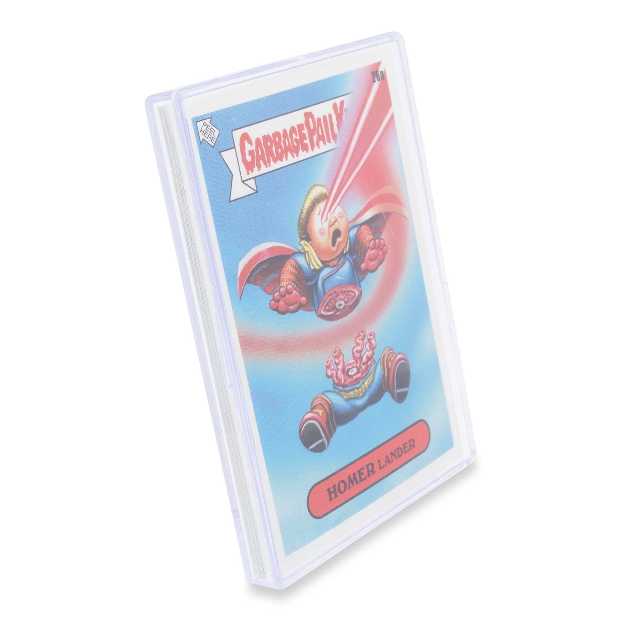 26a PEEL HERE  
GARBAGE PALLY  
HOMER LANDER