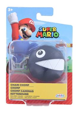Jakks Pacific - Super Mario World of Nintendo 2.5 Inch Figure | Chain Chomp - Black