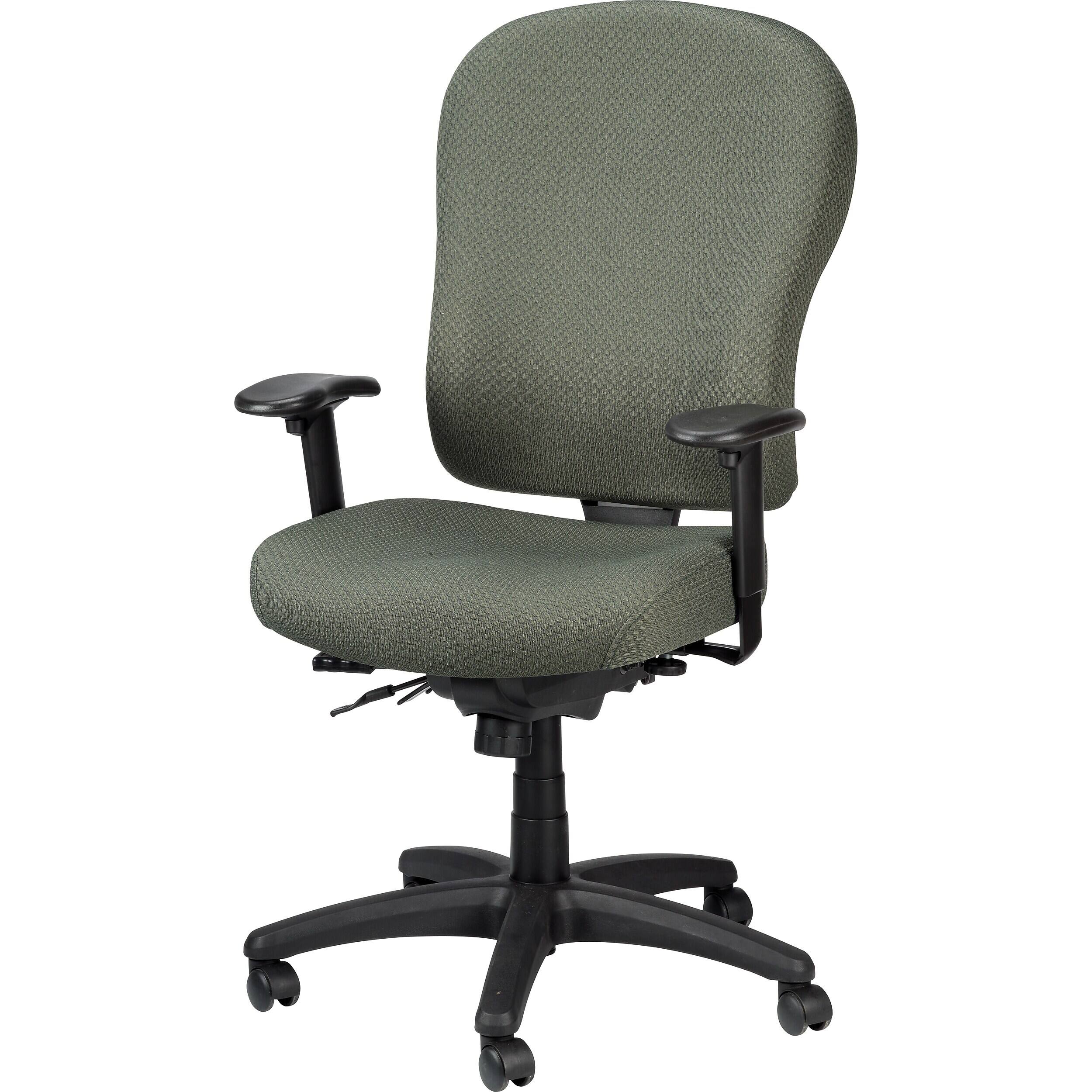 Alt View 3. Tempur-Pedic - TP4000 Ergonomic Fabric Task Chair, Olive (TP4000-OLIVE) - Olive.