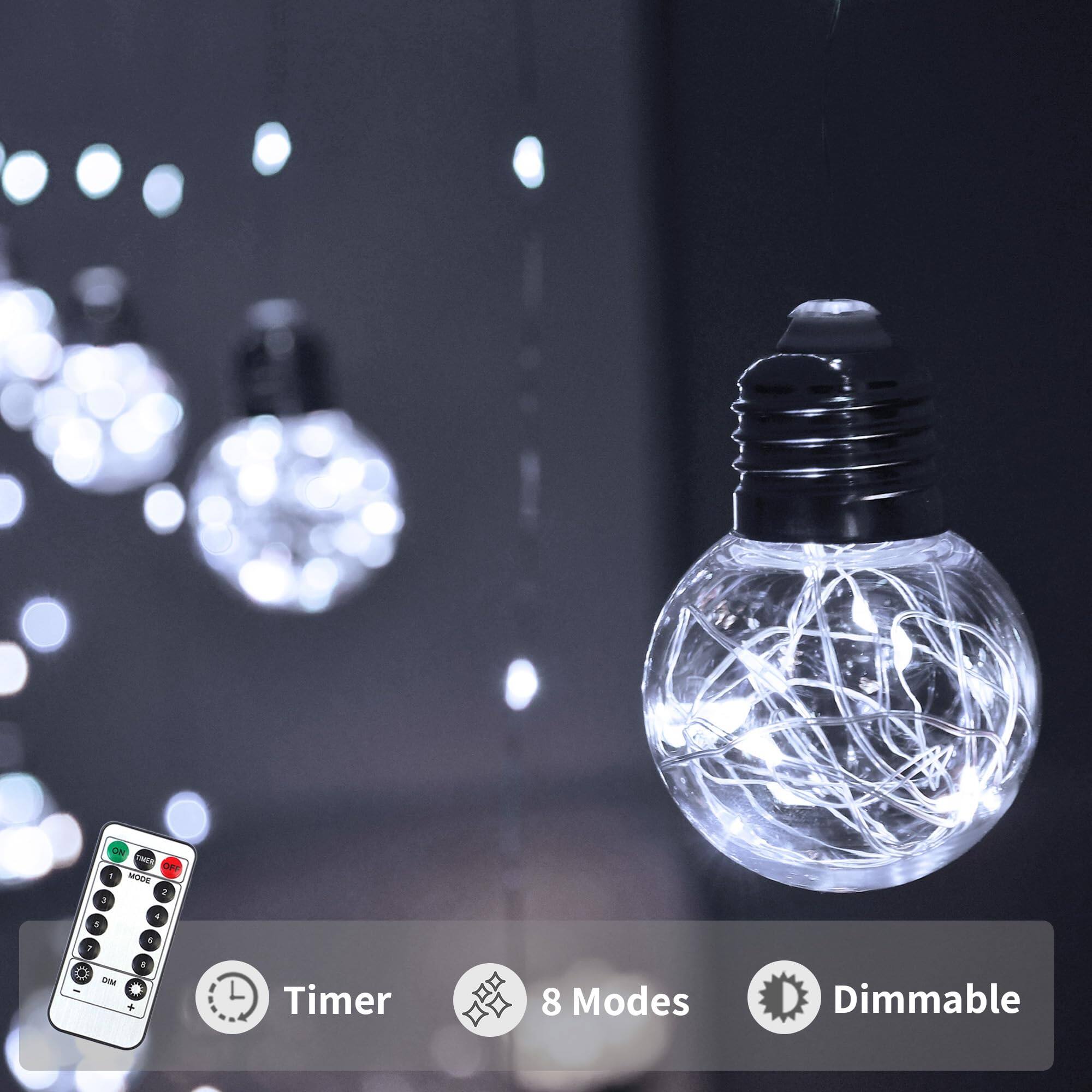 ON WS OFF 1 - 2 : a . . , . - - + Timer 8 Modes Dimmable