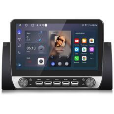 O 6:13 PM Navi 0 km/h Music Application 06:13 Friday UNKNOWN UNKNOWN YouTube Video File Manager ImageScan Play Store Radio DVR REC Bluetooth Chrome VOL MENU NAVI BACK BAND MODE TUN MIC RST