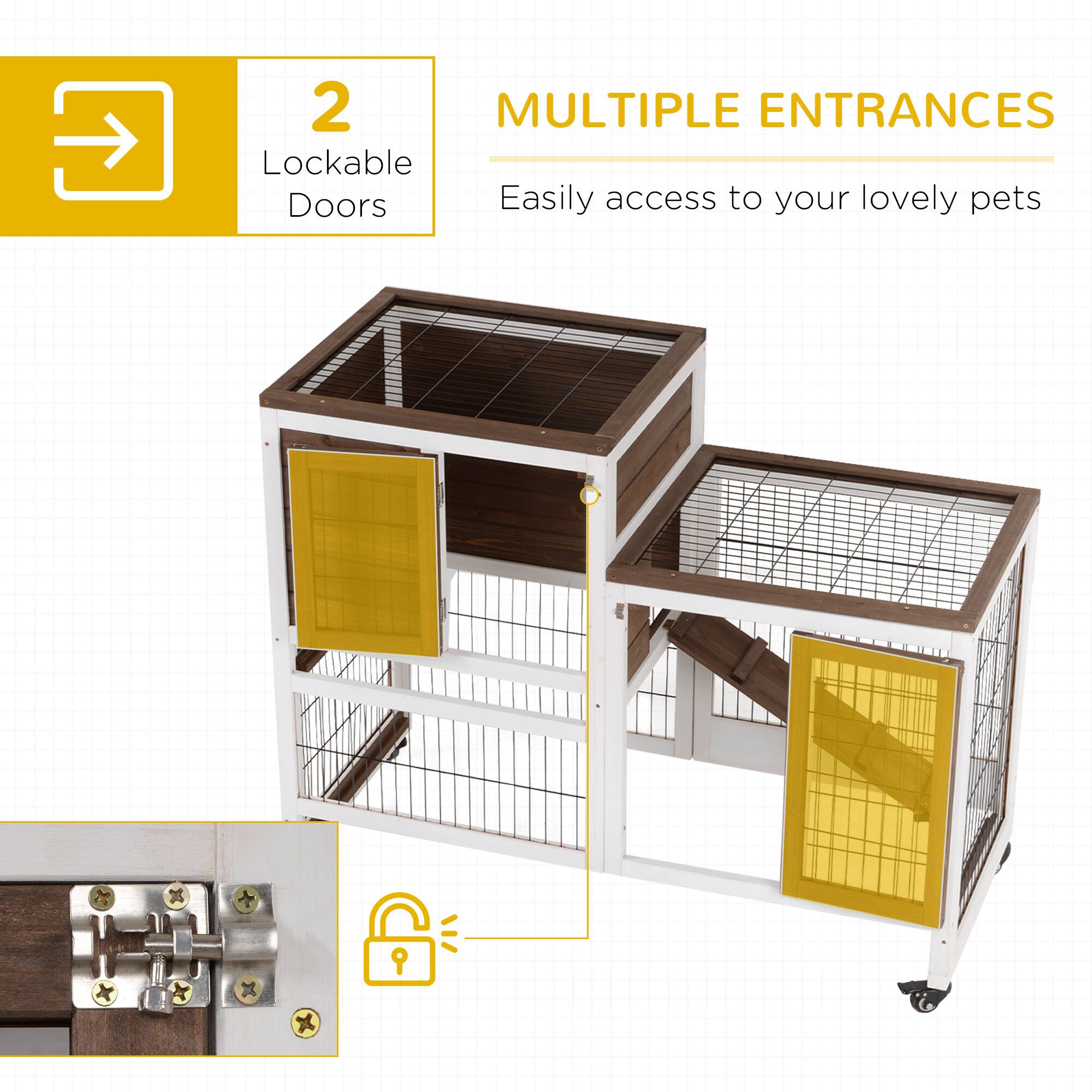 2 Lockable Doors

MULTIPLE ENTRANCES

Easily access to your lovely pets