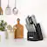Alt View 2. Zulay Kitchen - Zulay Kitchen 15 Piece Stainless Steel Knife Set with Block and Sharpener - Black.