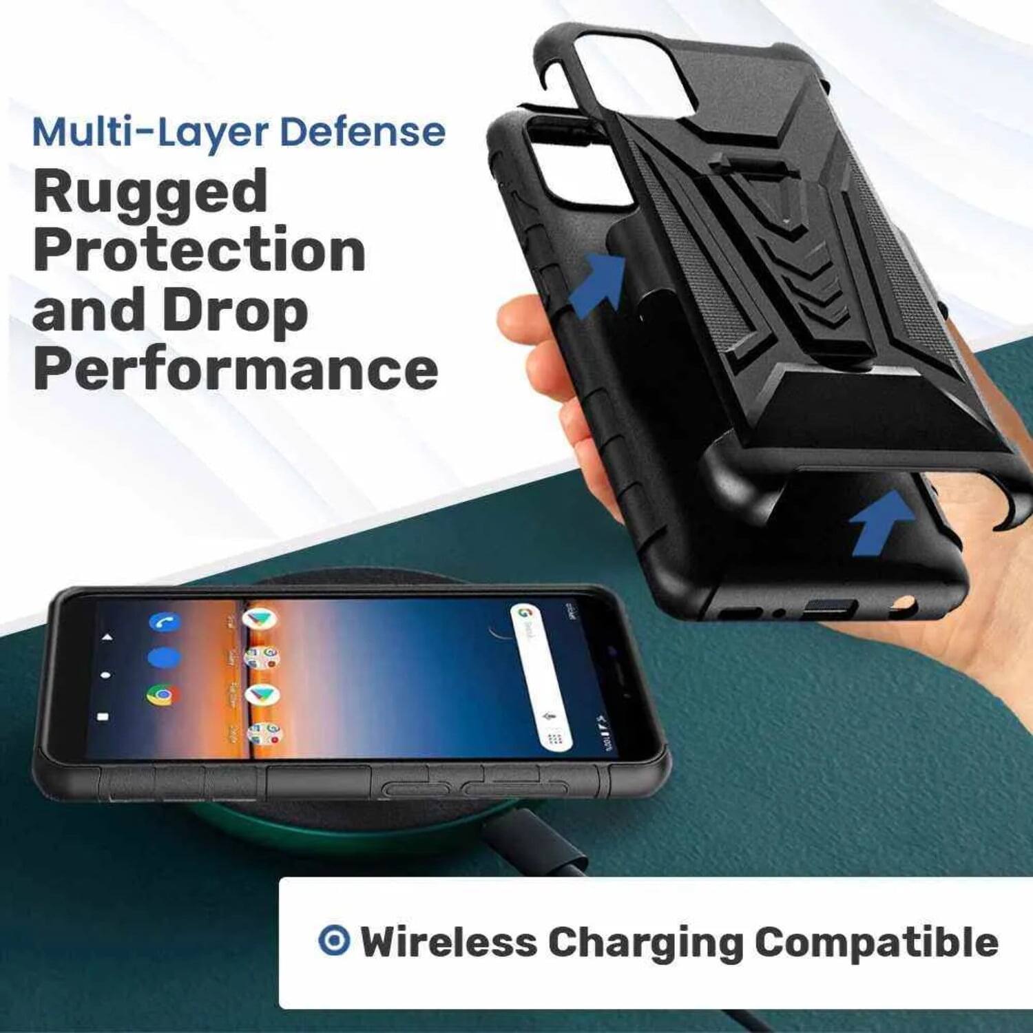 Multi-Layer Defense  
Rugged Protection and Drop Performance  

Wireless Charging Compatible