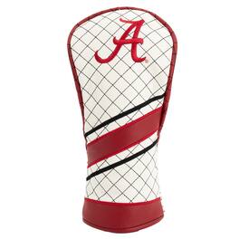 Team Golf - Alabama Crimson Tide Striped Quilted Fairway Headcover - Multicolor