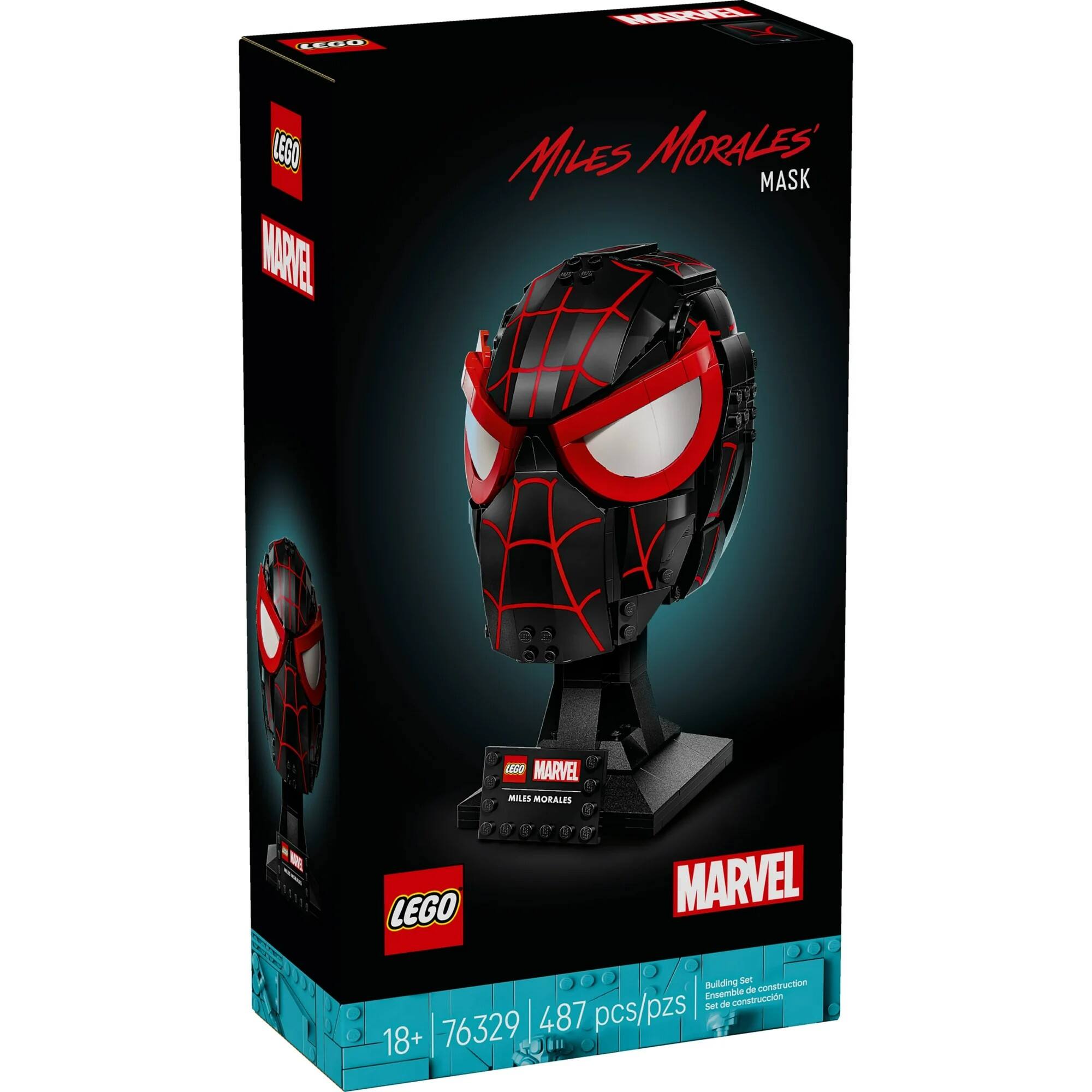 Sure, here is the corrected and grouped text from the image:

---

**LEGO**  
**MARVEL**  
**Miles Morales' Mask**  

**LEGO**  
**MARVEL**  
**Miles Morales' Mask**  

**LEGO**  
**MARVEL**  
**Miles Morales' Mask**  

**LEGO**  
**MARVEL**  
**Miles Morales' Mask**  

**LEGO**  
**MARVEL**  
**Miles Morales' Mask**  

**LEGO**  
**MARVEL**  
**Miles Morales' Mask**  

**LEGO**  
**MARVEL**  
**Miles Morales' Mask**  

**LEGO**  
**MARVEL**  
**Miles Morales' Mask**  

**LEGO**  
**MARVEL**  
**Miles Morales' Mask**  

**LEGO**  
**MARVEL**  
**Miles Morales' Mask**  

**LEGO**  
**MARVEL**  
**Miles Morales' Mask**  

**LEGO**  
**MARVEL**  
**Miles Morales' Mask**  

**LEGO**  
**MARVEL**  
**Miles Morales' Mask**  

**LEGO**  
**MARVEL