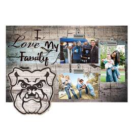 Fan Creations - Butler Bulldogs 11" x 19" I Love My Family Clip Photo Frame - Multicolor
