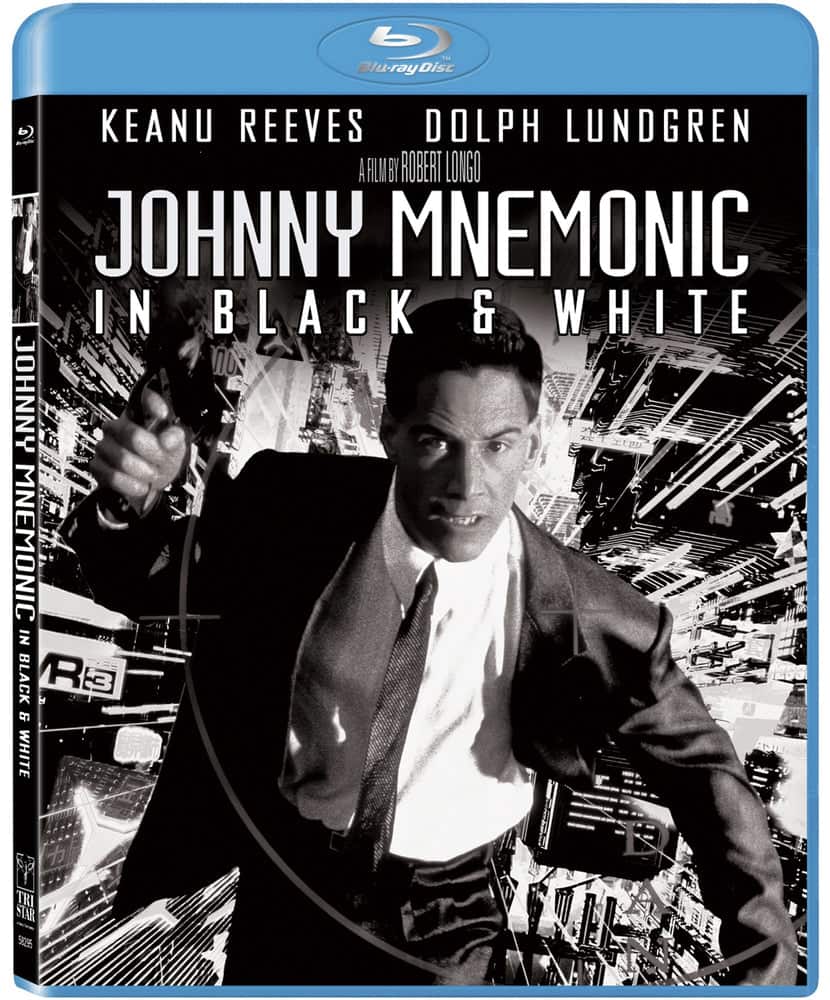 Front. Johnny Mnemonic: In Black and White  - BluRay.