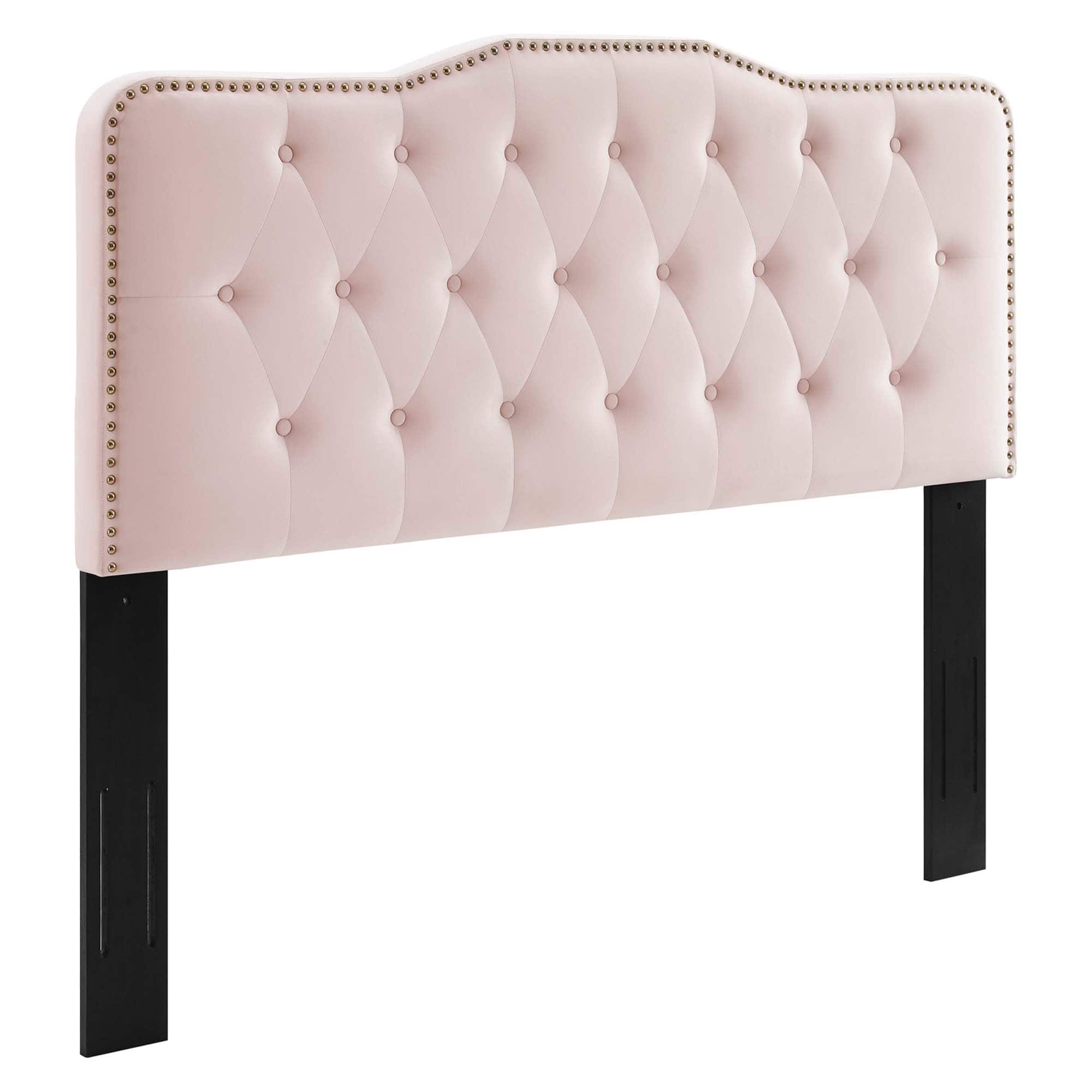 Sophia Tufted Performance Velvet Full/Queen Headboard by Modway - Red