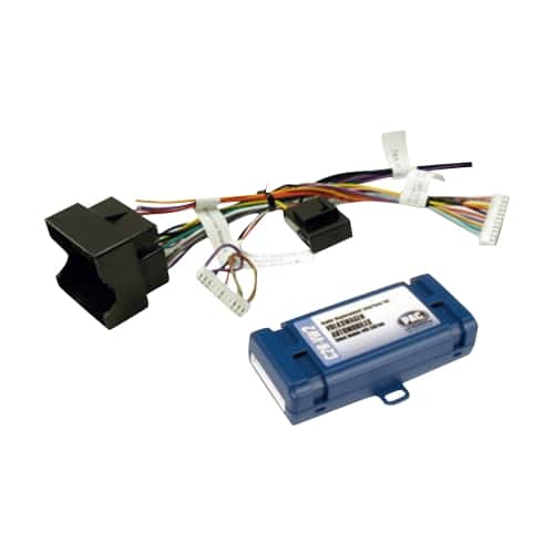 Front. PAC - Radio Replacement Interface with Navigation Outputs for Select Volkswagen Vehicles - Blue.